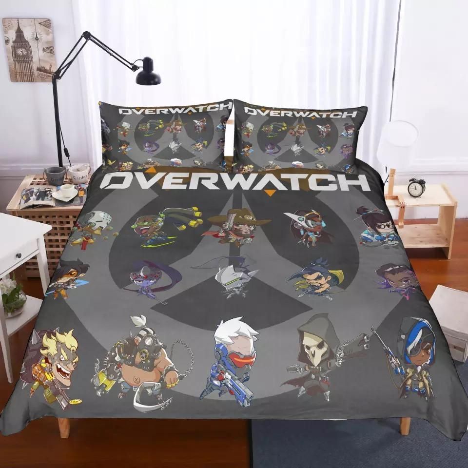 Game Overwatch 21 Duvet Cover Quilt Cover Pillowcase Bedding Sets