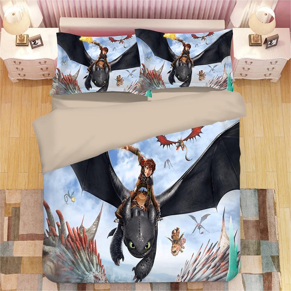 How To Train Your Dragon Hiccup 24 Duvet Cover Pillowcase