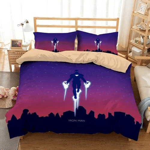 Iron Man 12 Bedding Sets Duvet Cover Bedroom Quilt Bed