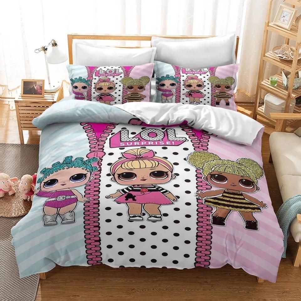 L O L Surprise 15 Duvet Cover Quilt Cover Pillowcase Bedding Sets