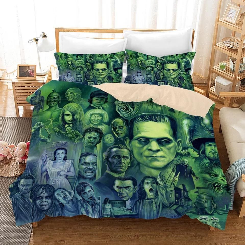 Halloween Michael Myers Horror Movie 4 Duvet Cover Pillowcase Bedding