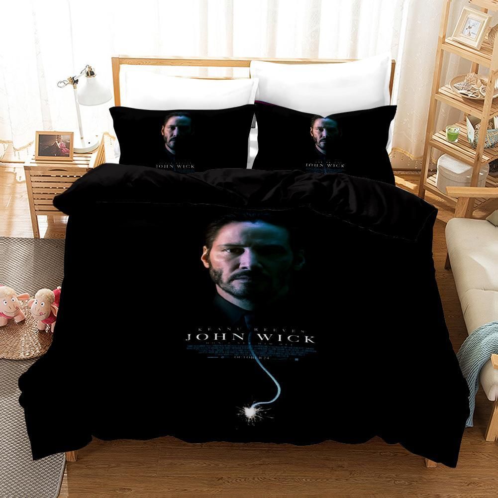 John Wick 4 Duvet Cover Pillowcase Bedding Sets Home Bedroom