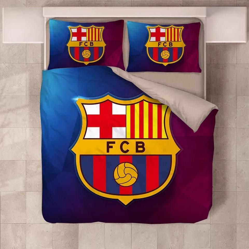 Messi Football Football Club Barcelona Fcb 2 Duvet Cover Pillowcase