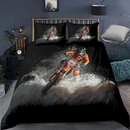 Freestyle Motocross Bedding Sets Duvet Cover Bedroom Quilt Bed Sets