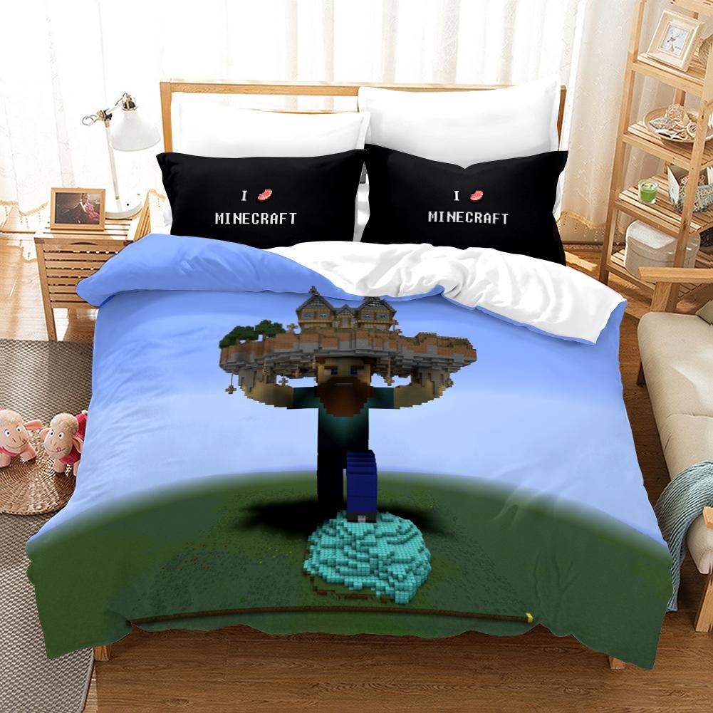 Minecraft 16 Duvet Cover Quilt Cover Pillowcase Bedding Sets Bed