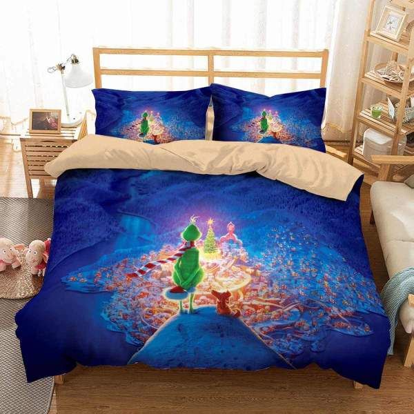 How The Grinch Stole Christmas 2 Duvet Cover Pillowcase Bedding