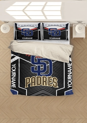 Mlb Baseball Padres Bedding Sets Duvet Cover Bedroom Quilt Bed