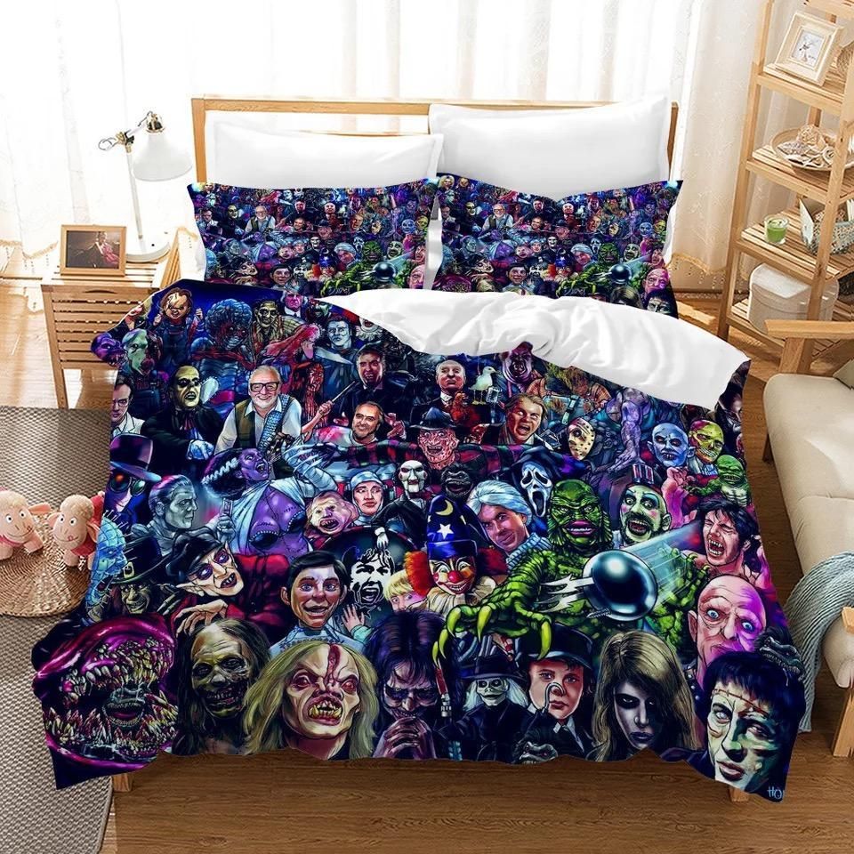 Halloween Michael Myers Horror Movie 6 Duvet Cover Pillowcase Bedding