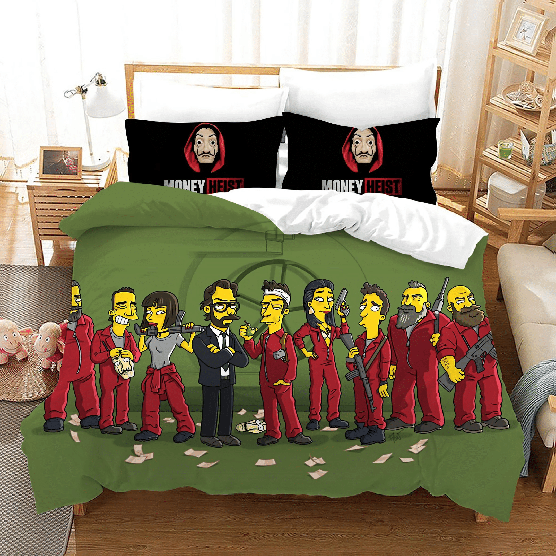 La Casa De Papel 25 Duvet Cover Pillowcase Bedding Sets