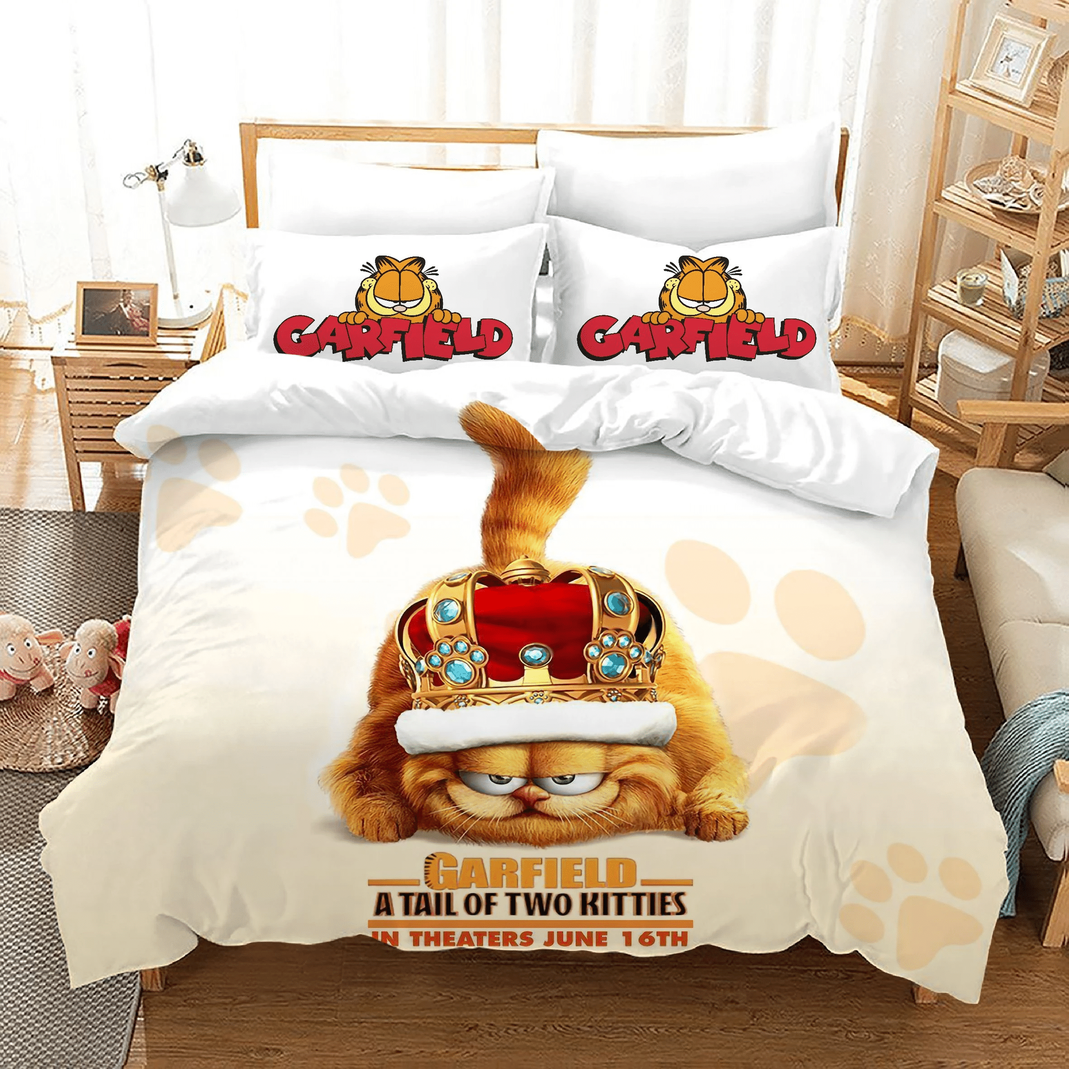 Garfield Exotic Cat 9 Duvet Cover Quilt Cover Pillowcase Bedding