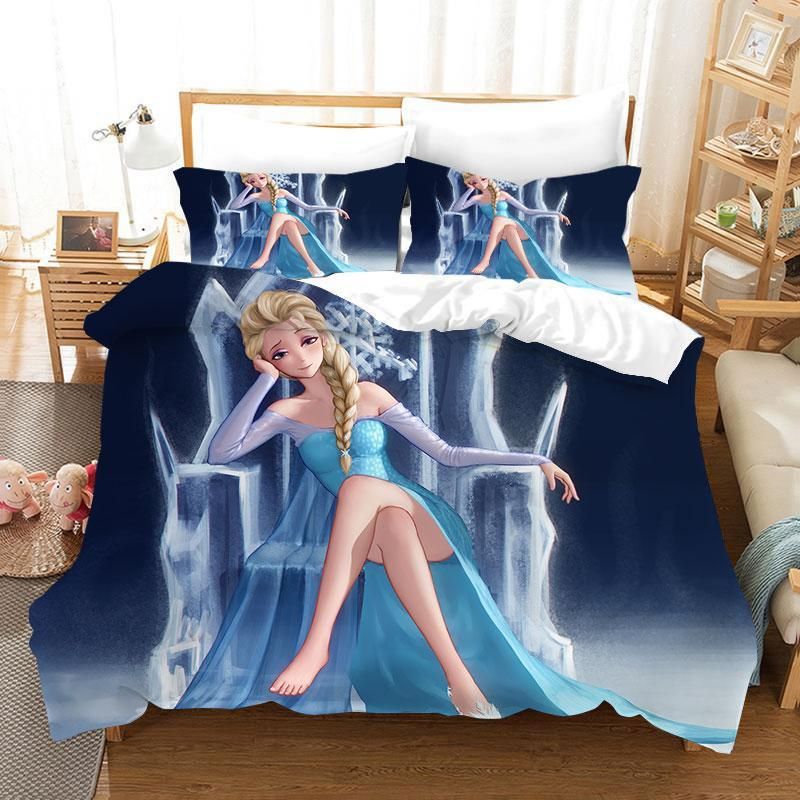 Frozen Anna Elsa Princess 20 Duvet Cover Pillowcase Bedding Sets