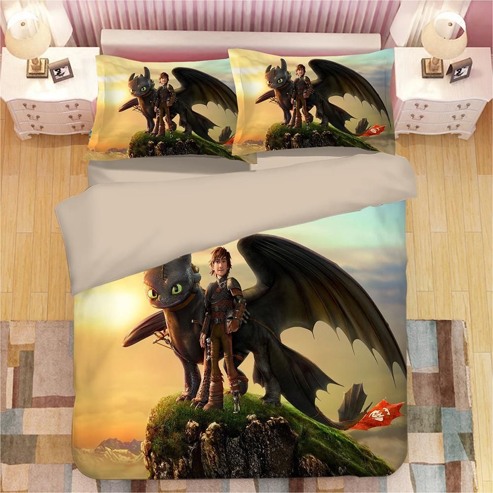 How To Train Your Dragon Hiccup 21 Duvet Cover Pillowcase