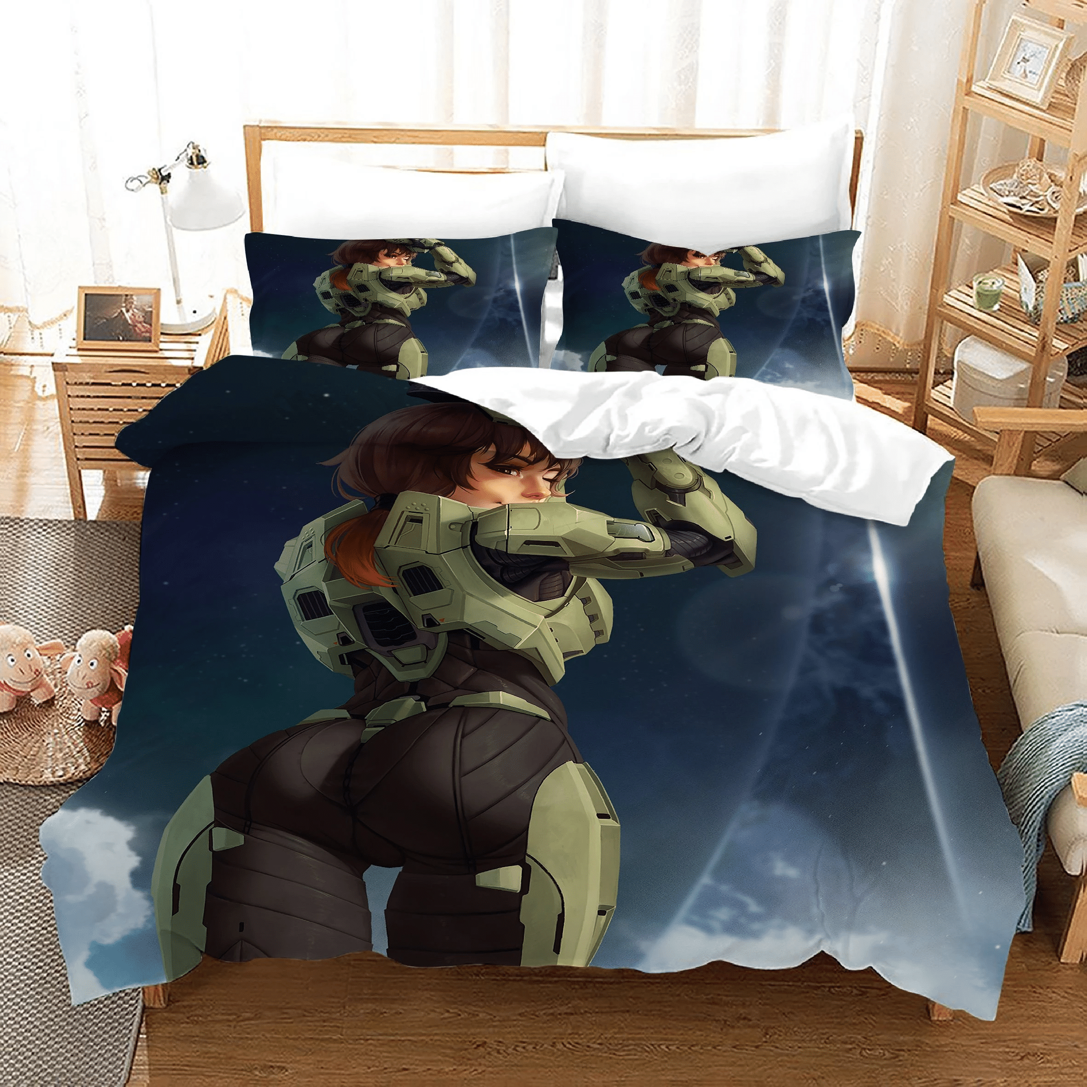 Halo 5 Guardians 15 Duvet Cover Quilt Cover Pillowcase Bedding