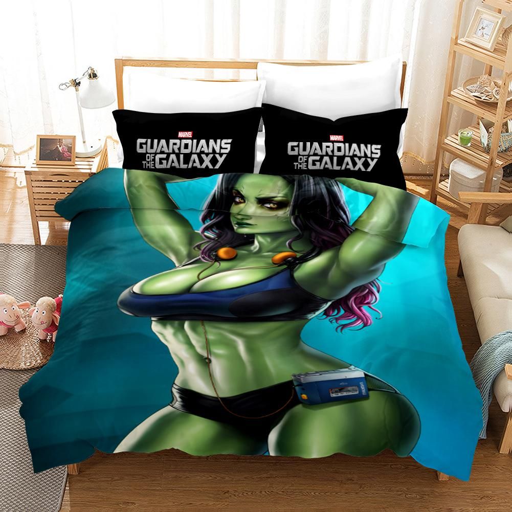 Guardians Of The Galaxy Gamora 41 Duvet Cover Quilt Cover