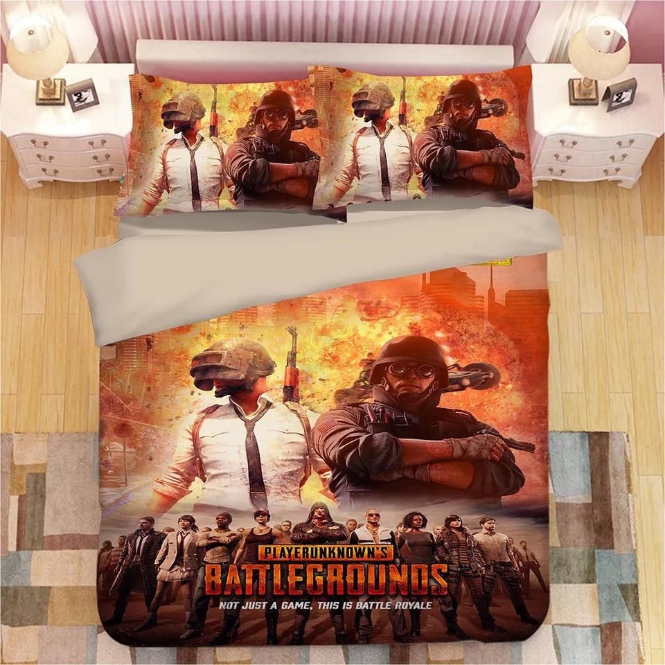 Game Pubg Playerunknown 8217 S Battlegrounds 4 Duvet Cover Quilt Cover Pillowcase