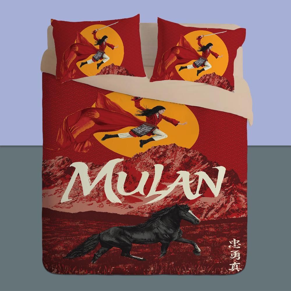 Mulan 12 Duvet Cover Pillowcase Bedding Sets Home Bedroom Decor