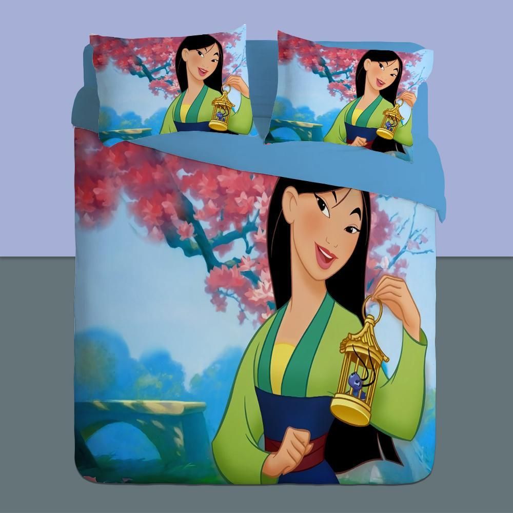 Mulan 1 Duvet Cover Pillowcase Bedding Sets Home Bedroom Decor