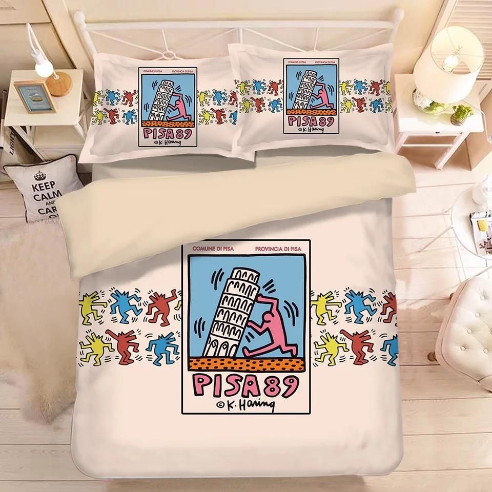 Graffiti Illustration 3 Duvet Cover Quilt Cover Pillowcase Bedding Sets