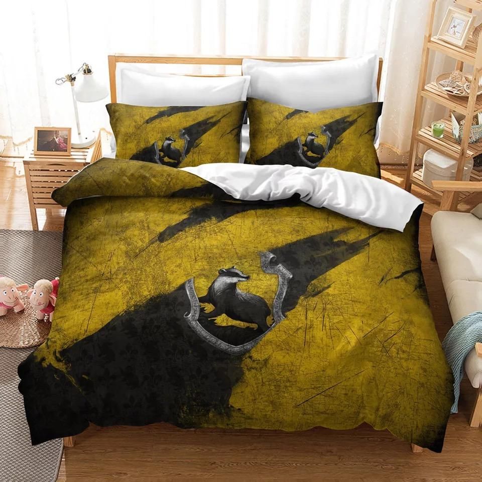 Harry Potter Hufflepuff 23 Duvet Cover Quilt Cover Pillowcase Bedding