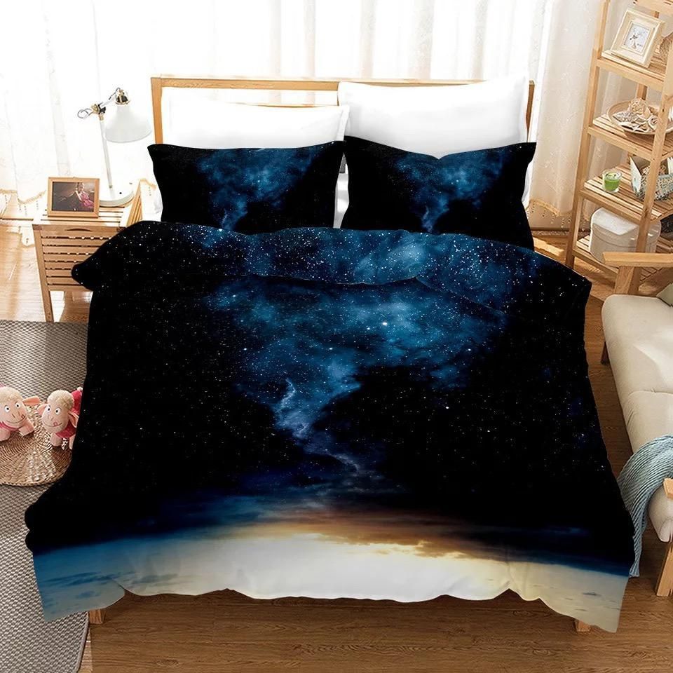 Interstellar Flora 8217 S Letter 6 Duvet Cover Pillowcase Bedding Set Quilt