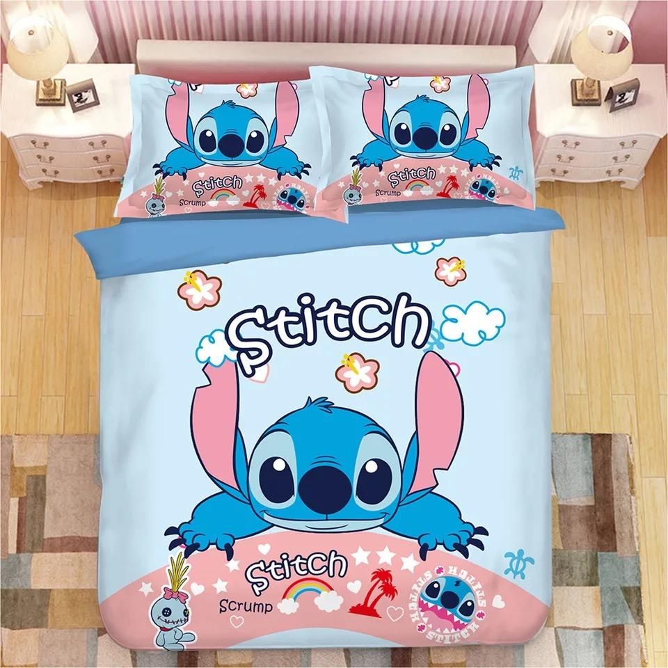 Lilo 038 Stitch 7 Duvet Cover Bedding Sets Pillowcase Quilt