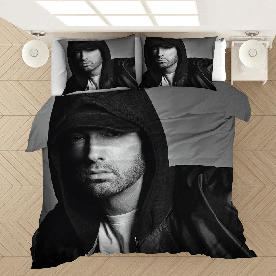 Hip Hop Rapper Eminem 1 Duvet Cover Pillowcase Bedding Sets
