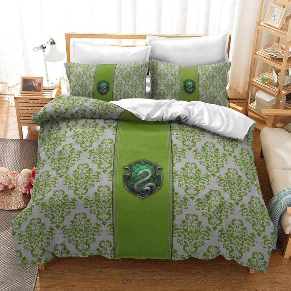 Harry Potter Slytherin 26 Duvet Cover Pillowcase Bedding Sets Home