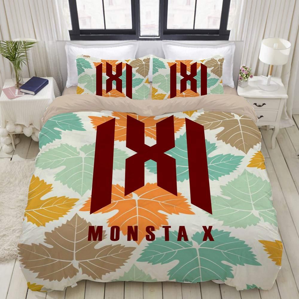 Monsta X Kpop 14 Duvet Cover Pillowcase Bedding Sets Home