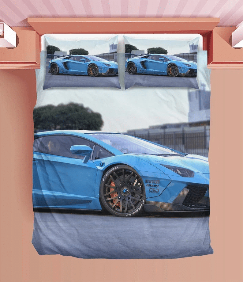 Lamborghini Aventador Duvet Lamborghini Bedding Sets Comfortable Gift Quilt Bed