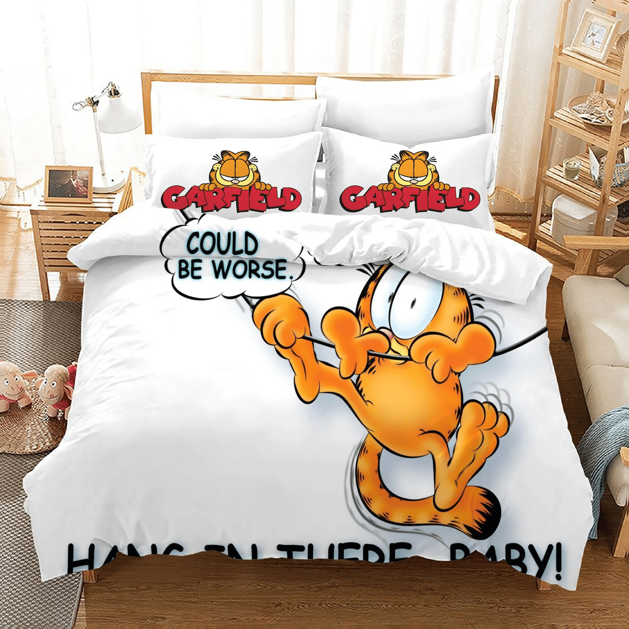 Garfield Exotic Cat 5 Duvet Cover Quilt Cover Pillowcase Bedding