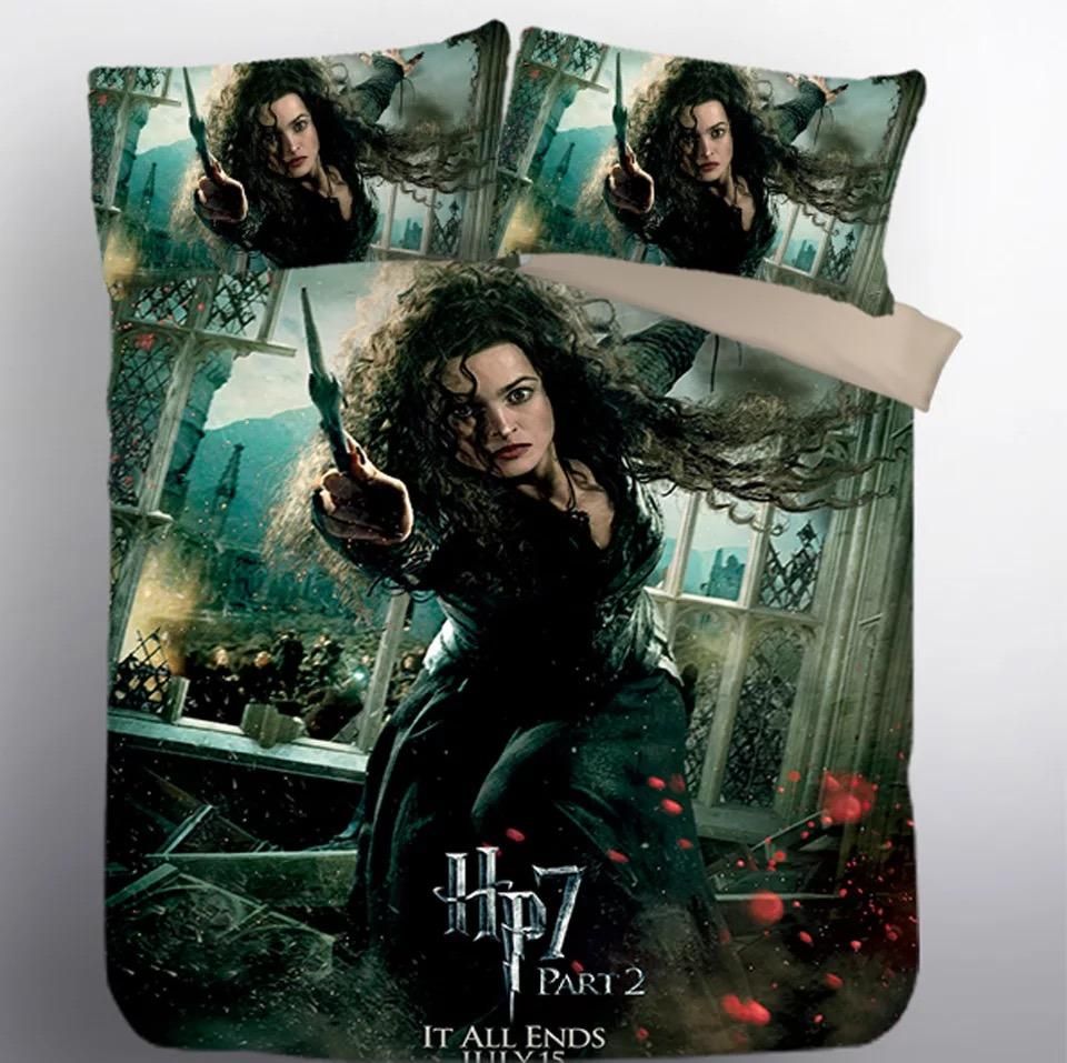Harry Potter Hogwarts Bellatrix Lestrange 7 Duvet Cover Pillowcase Bedding