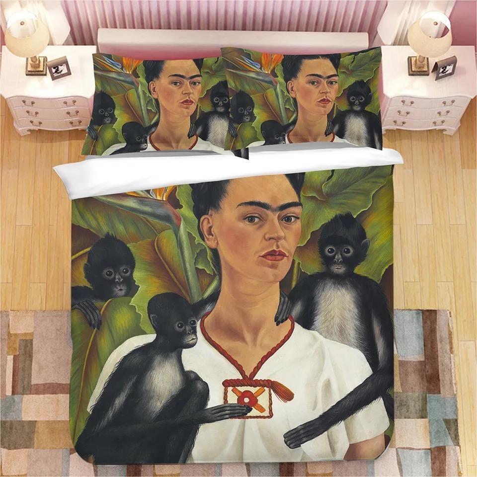 Frida Kahlo 6 Duvet Cover Pillowcase Bedding Sets Home Bedroom