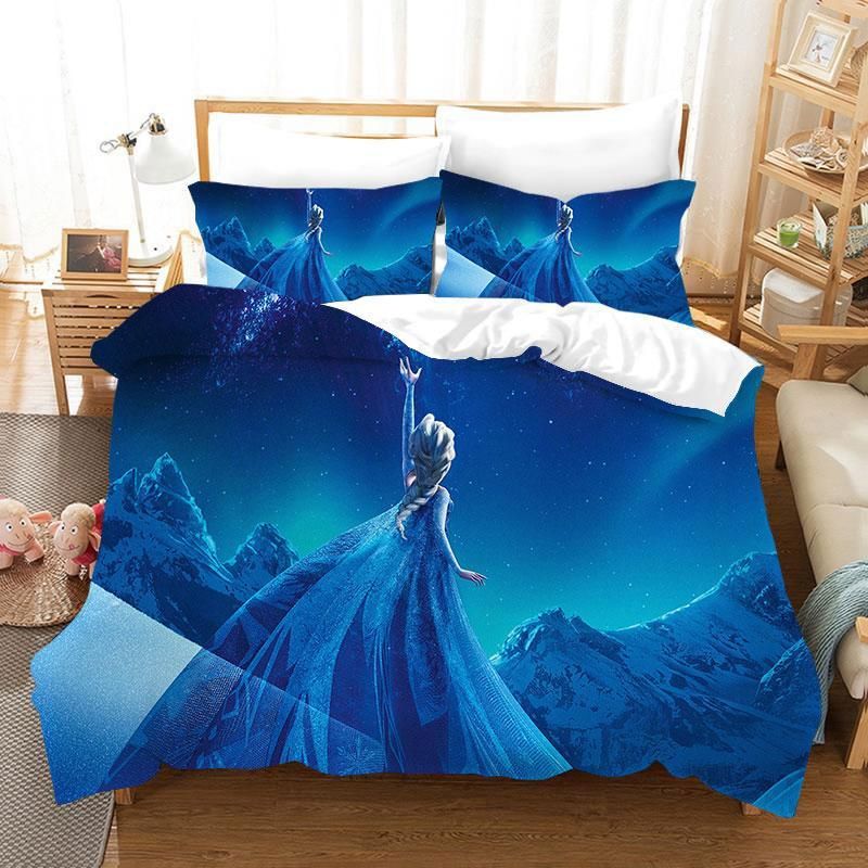 Frozen Anna Elsa Princess 30 Duvet Cover Pillowcase Bedding Sets