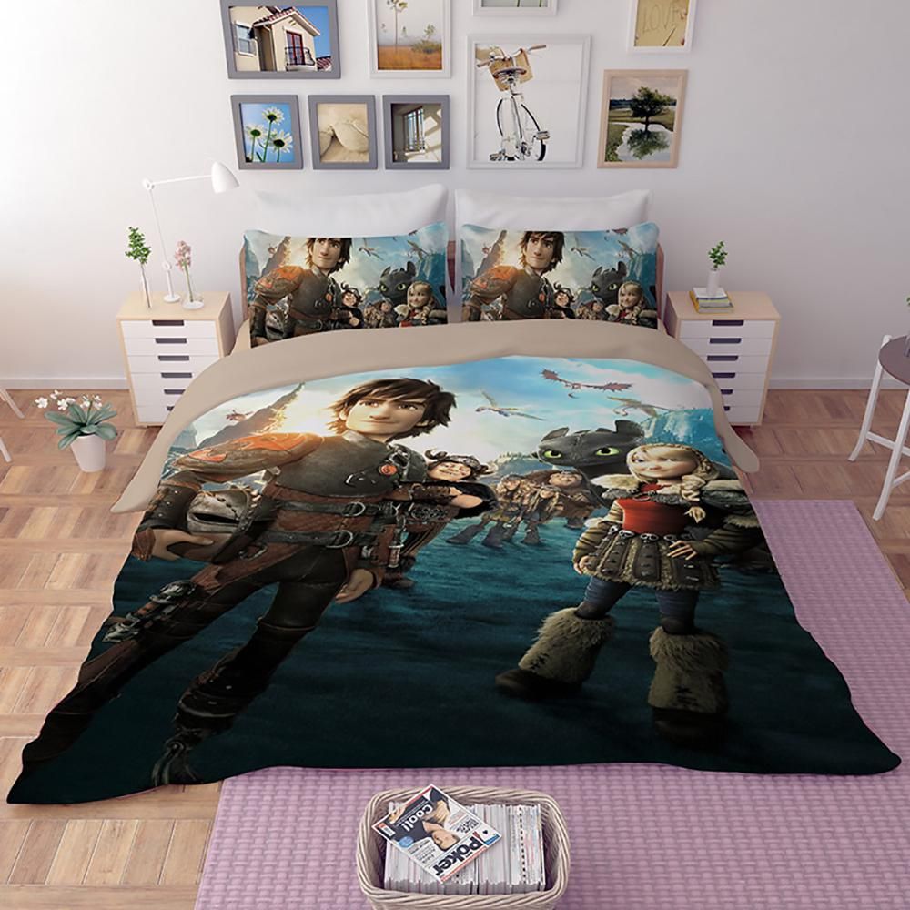 How To Train Your Dragon Hiccup 28 Duvet Cover Quilt