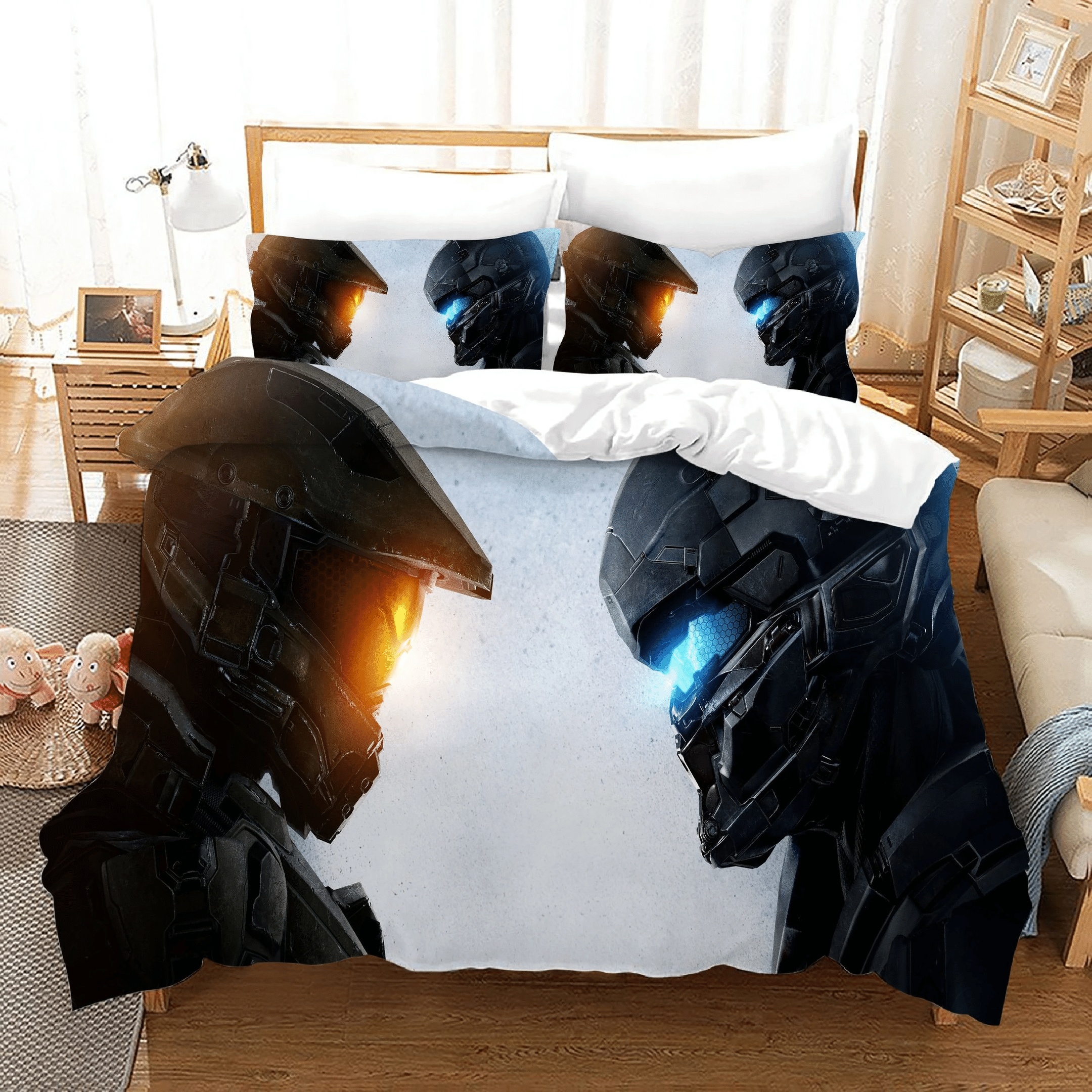 Halo 5 Guardians 16 Duvet Cover Pillowcase Bedding Sets Home