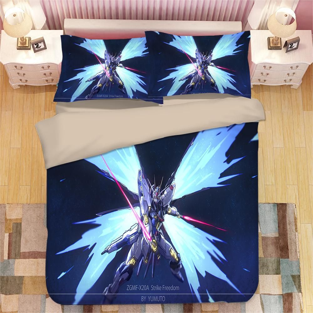 Gundam 9 Duvet Cover Pillowcase Bedding Sets Home Bedroom Decor