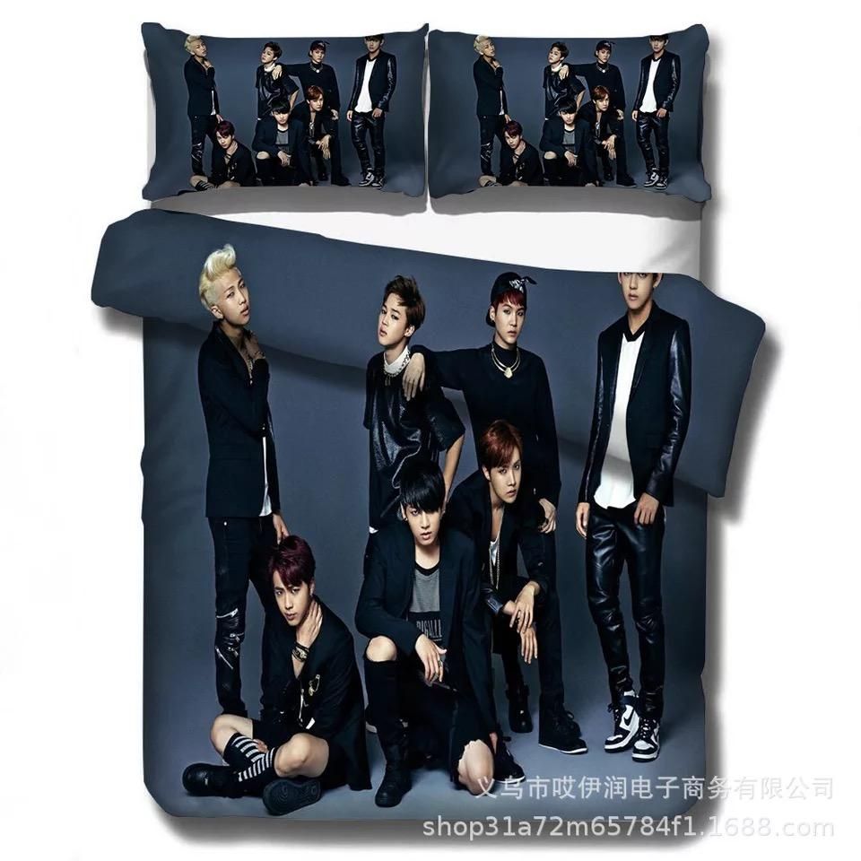 Kpop Bts Bangtan Boys 6 Duvet Cover Pillowcase Bedding Sets