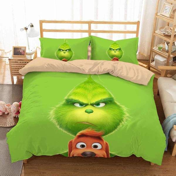 How The Grinch Stole Christmas 1 Duvet Cover Pillowcase Bedding