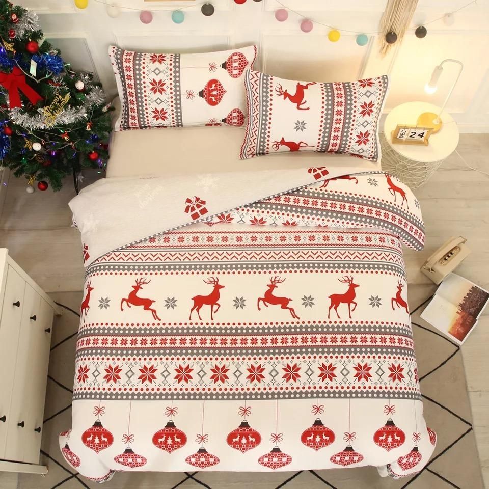 Merry Christmas 2 Duvet Cover Quilt Cover Pillowcase Bedding Sets