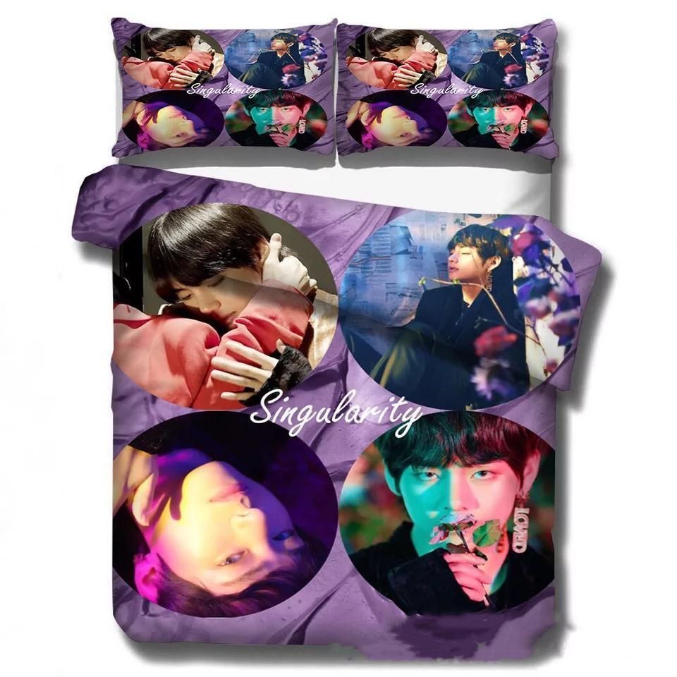 Kpop Bts Bangtan Boys 2 Duvet Cover Pillowcase Bedding Sets