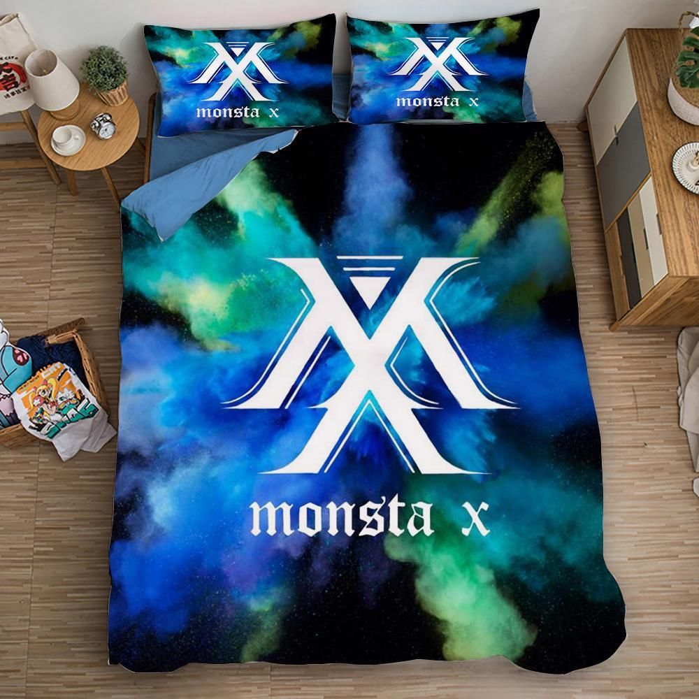 Monsta X Kpop 11 Duvet Cover Pillowcase Bedding Sets Home