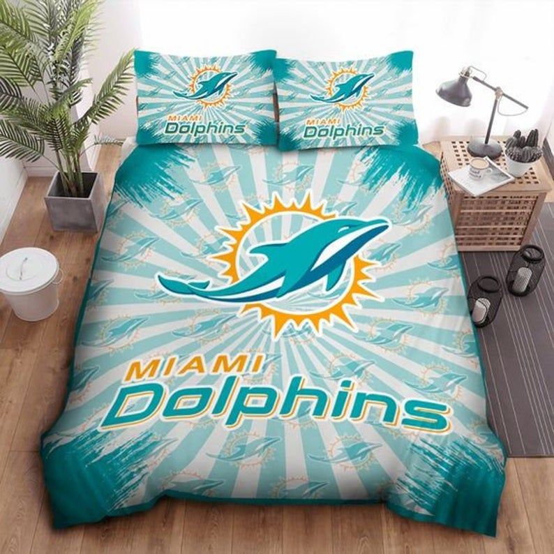 Miami Dolphins Bedding Sets Miami Dolphins Duvet Covers Set Love