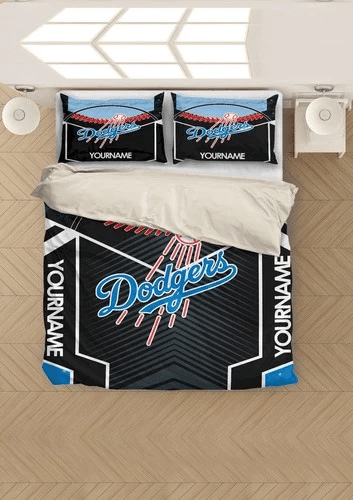 Mlb Baseball Los Angeles Dodger Bedding Sets Duvet Cover Bedroom