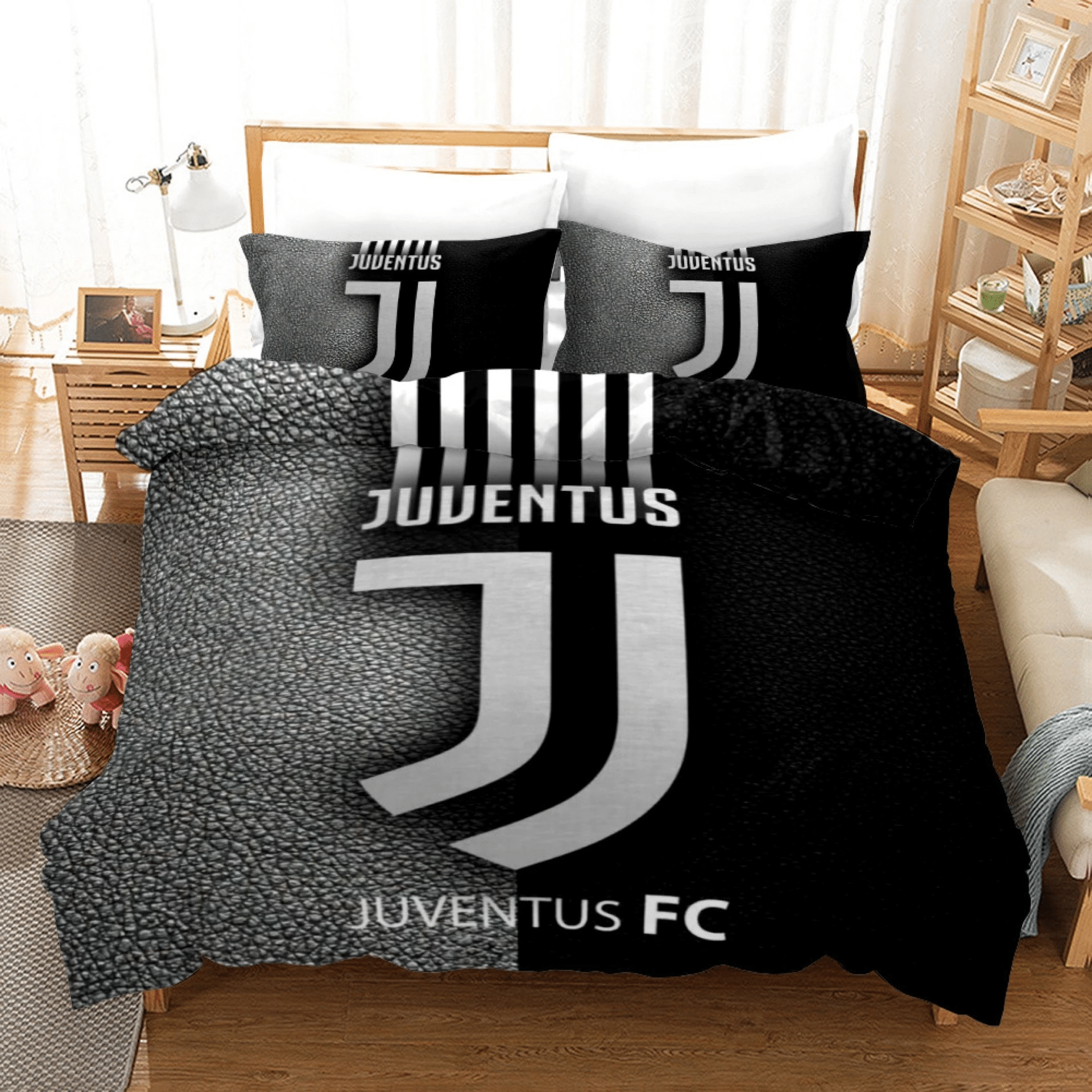 Juventus Cristiano Ronaldo Football Club 10 Duvet Cover Pillowcase Bedding