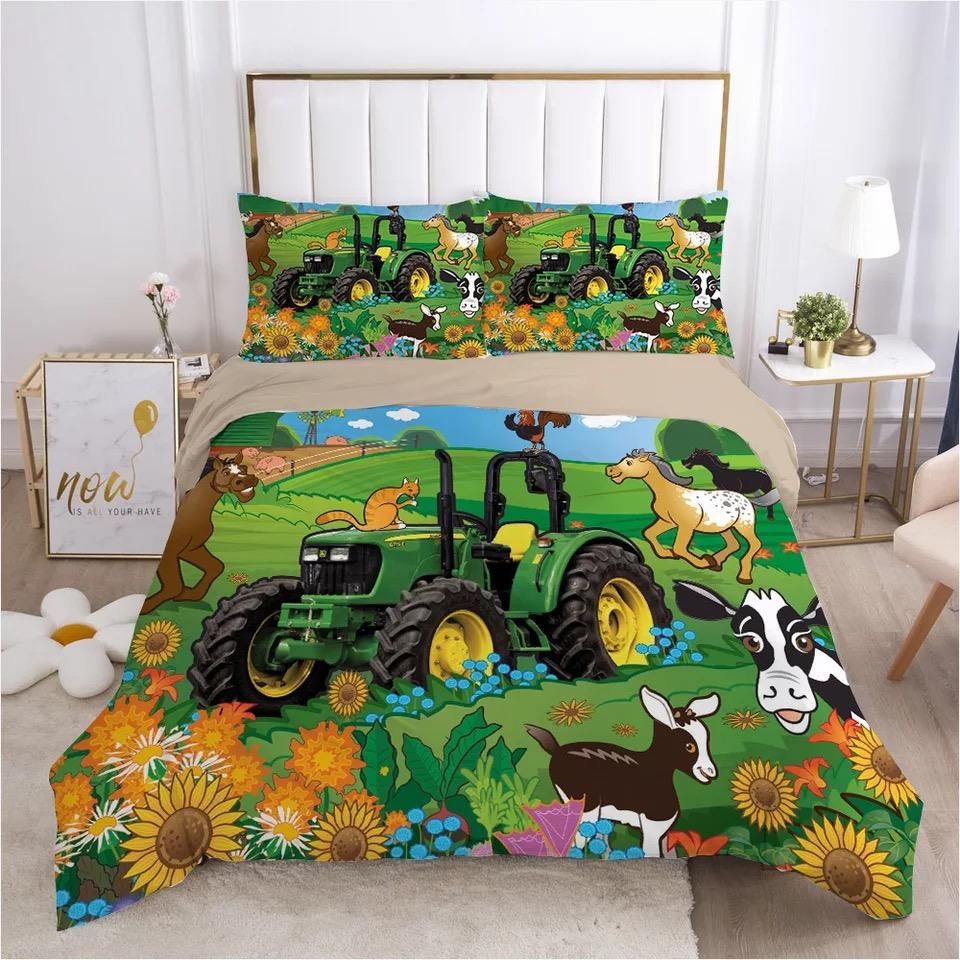 John Agriculture Tractor Deere 1 Duvet Cover Quilt Cover Pillowcase