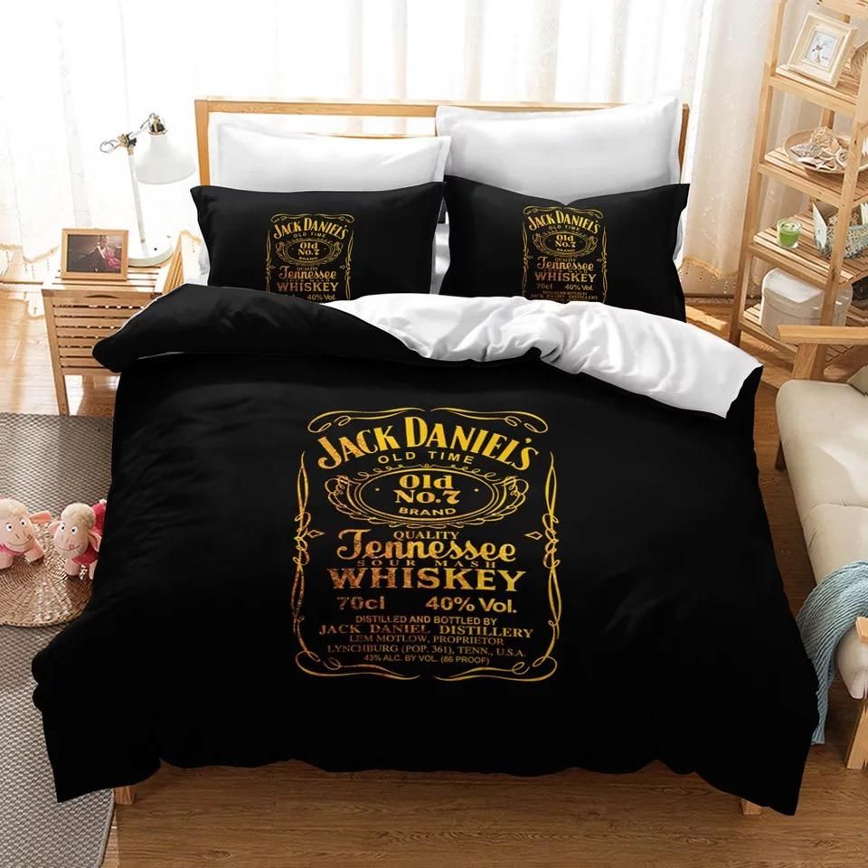 Jack Daniels 3 Duvet Cover Quilt Cover Pillowcase Bedding Sets