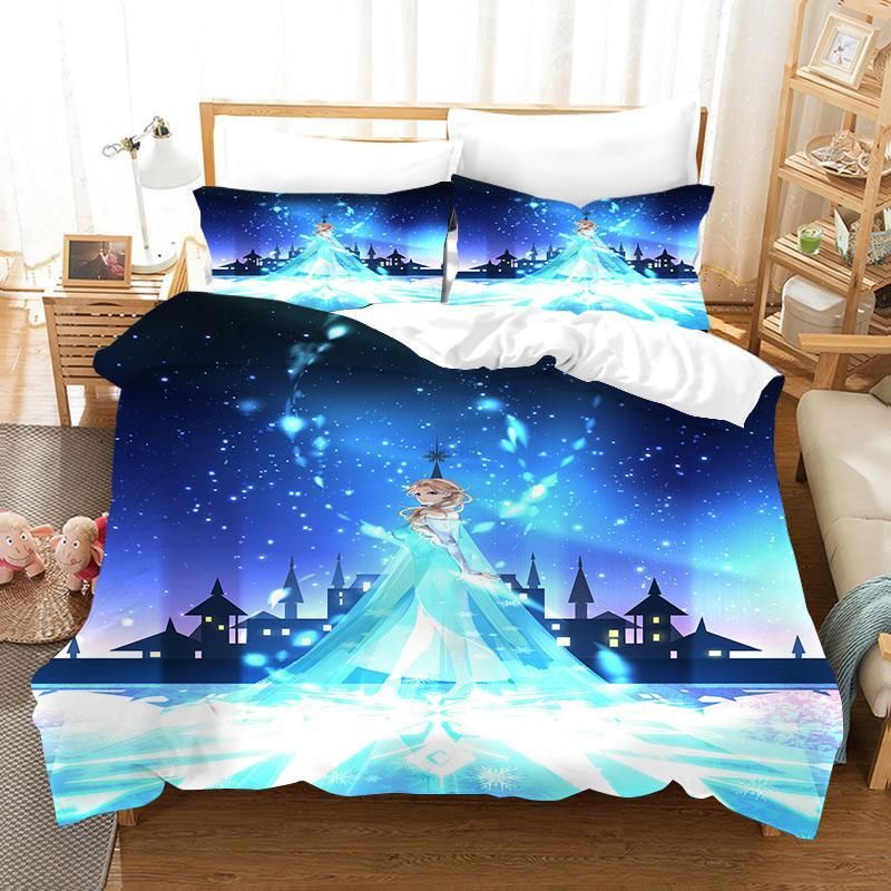 Frozen Anna Elsa Princess 28 Duvet Cover Pillowcase Bedding Sets