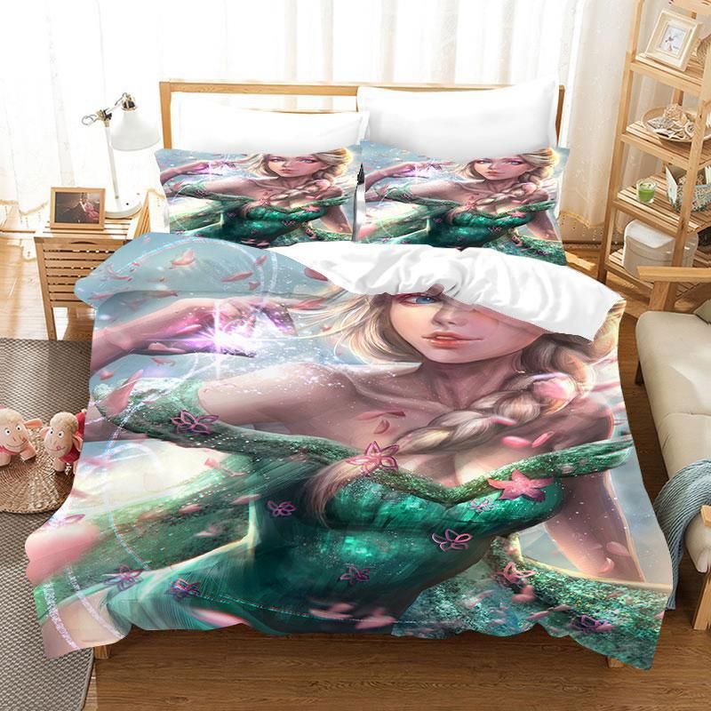 Frozen Anna Elsa Princess 22 Duvet Cover Pillowcase Bedding Sets