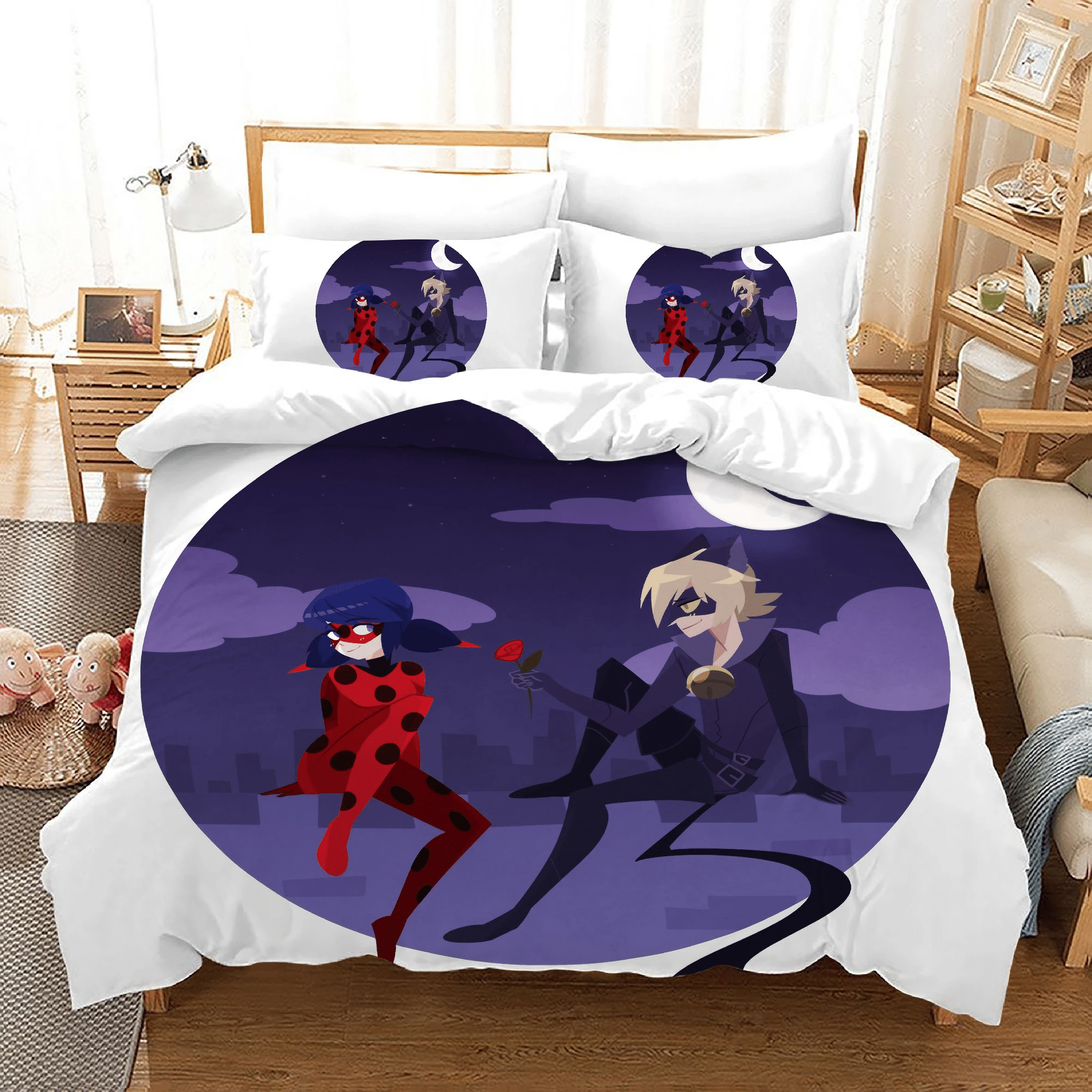 Miraculous Ladybug Cat Noir 14 Duvet Cover Pillowcase Bedding Sets