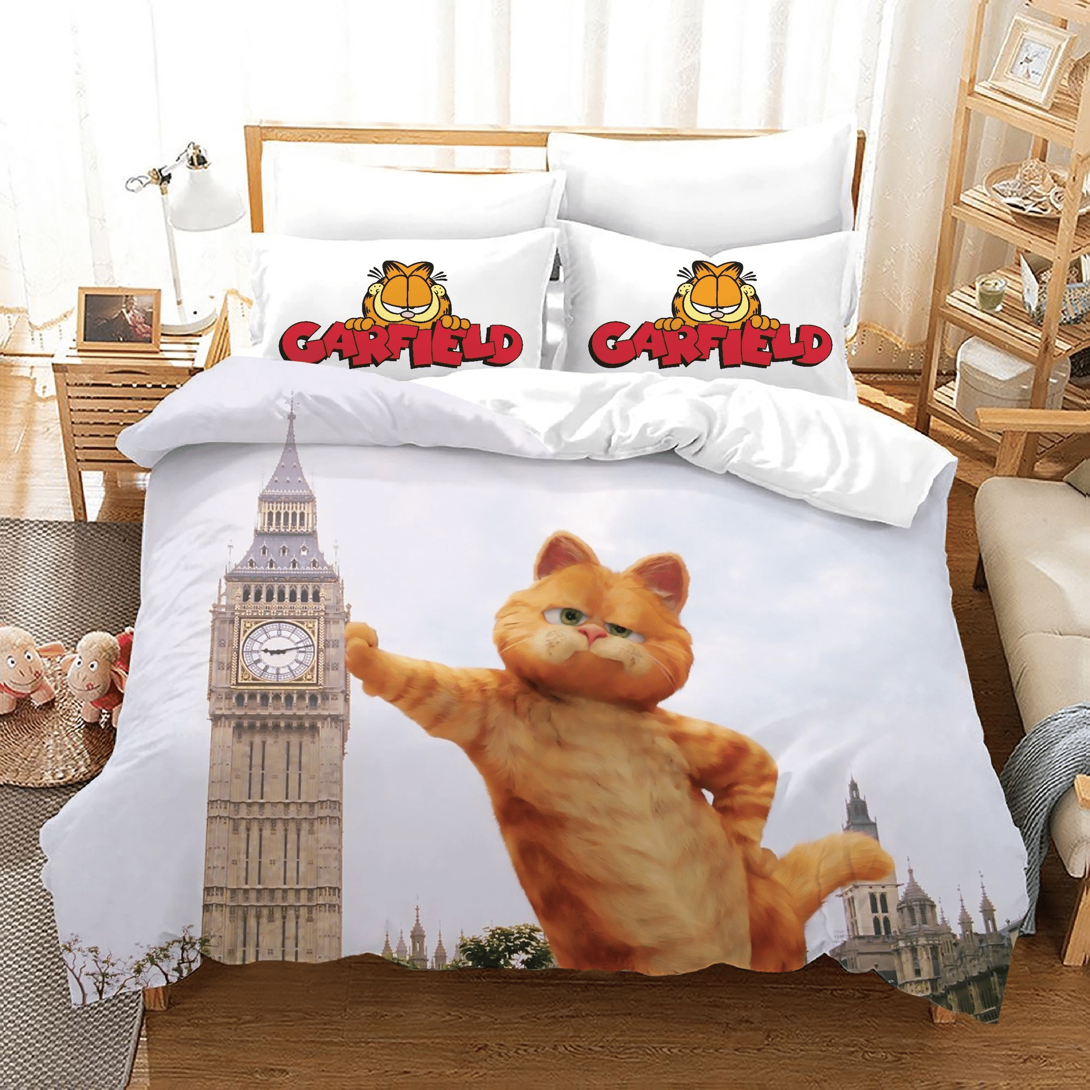 Garfield Exotic Cat 18 Duvet Cover Quilt Cover Pillowcase Bedding